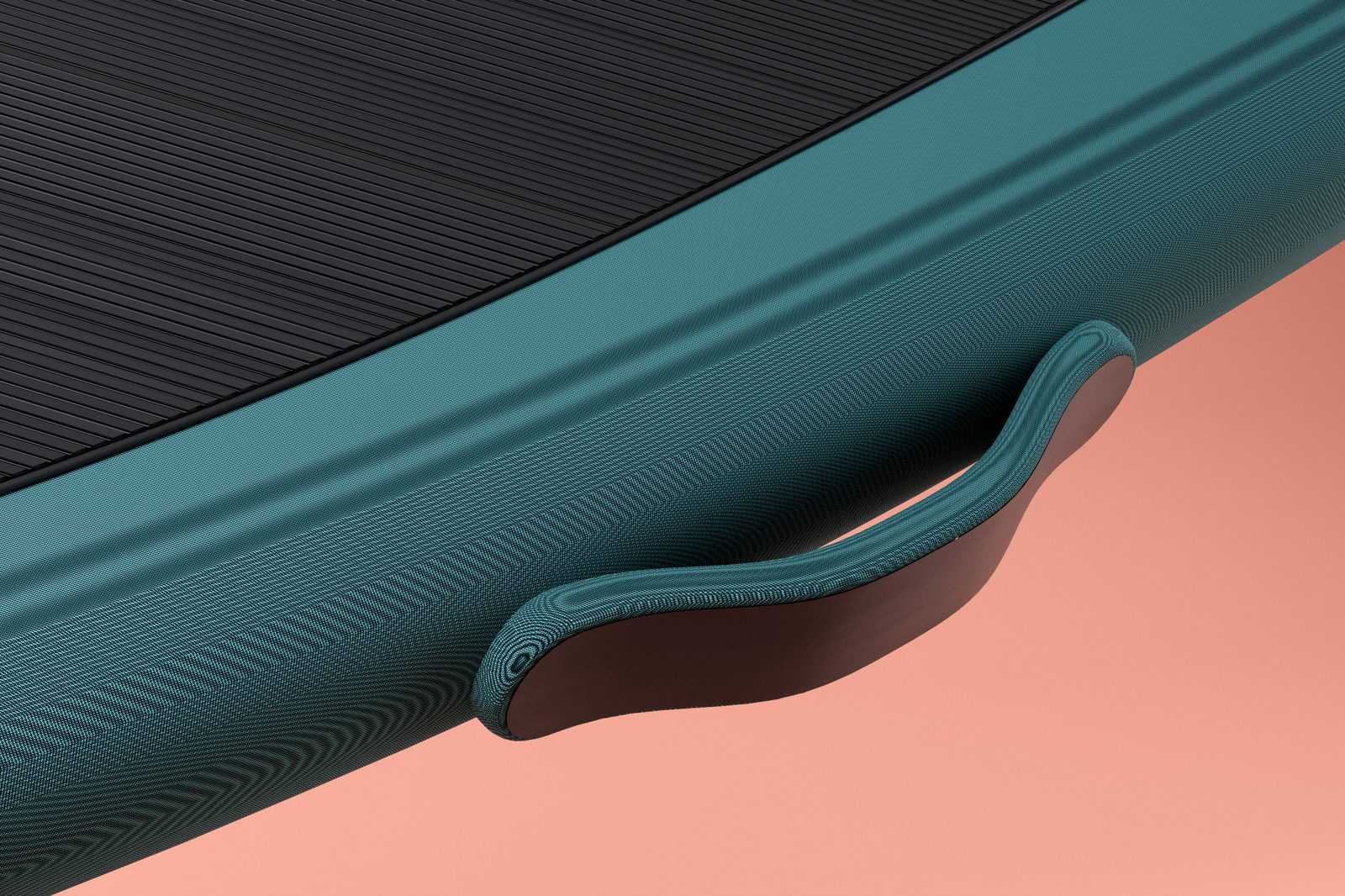Close-up of AquaWave hydrofoil mast, propeller housing, and wings
